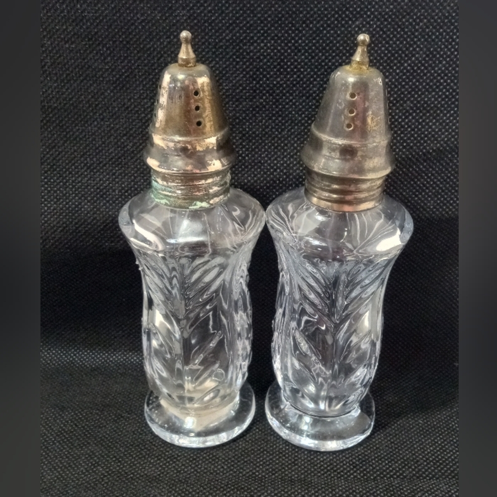 Vintage Portico Crystal Salt and Pepper Shaker Set from Saks Fifth Avenue